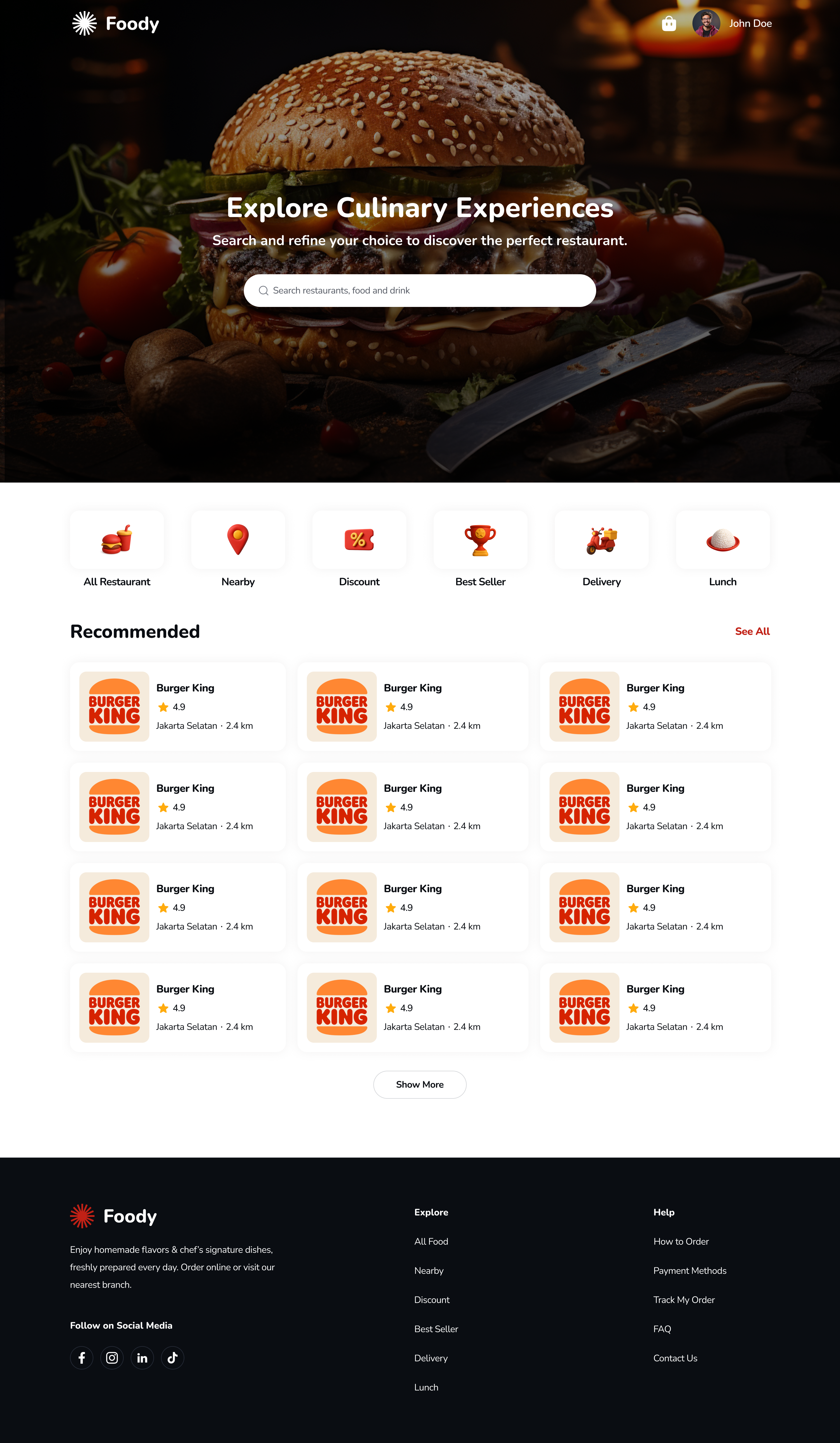 Restaurant Apps (on Maintenance)